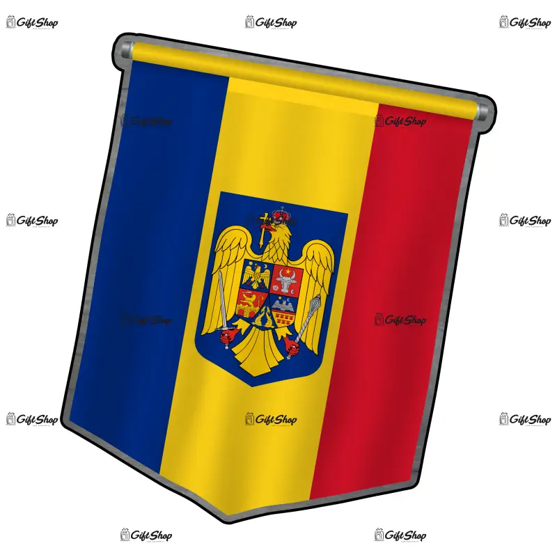 Mgs130-magnet frigider-fanion romania-